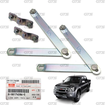 Tailgate Hinge Stay Support Arms For Isuzu D-max Holden Rodeo 2003 - 2011 - Image 1 of 4