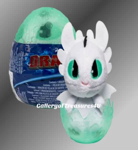 How to Train Your Dragon Legends Peluche Luz de Noche Puncer Blanco Negro Huevo Sellado - Imagen 1 de 4