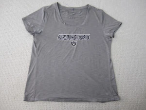 Oakland Raiders Shirt Womens XL Gray NFL Football Forward For The Active Fan - Picture 1 of 9