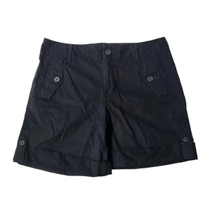 Pantalones Cortos Lauren Ralph Lauren Para Mujer 8P Pequeño Frente Plano Elástico Algodón Negro - Imagen 1 de 24