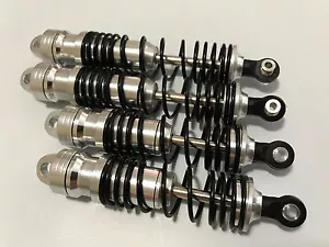 aluminum Big Bore Shock 4 Team Durango 1/10 Short Course W/4mm shaft -Silver - Picture 1 of 3