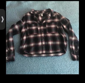 langarmhemd mit knöpfen forever 21 Large guter Zustand - Bild 1 von 2