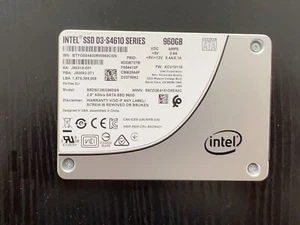Great Condition Intel S4610 960GB 6Gb/s 2,5" SATA SSDSC2KG960G8 SSD - Afbeelding 1 van 1