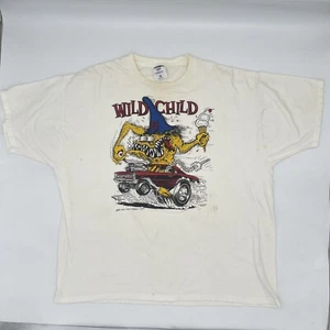 VINTAGE ED "Big Daddy Roth" WILD CHILD Gr. 2XL HERREN T-Shirt GTO HOT ROD 1990 - Bild 1 von 16