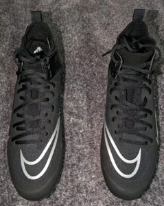NIKE ALPHA HUARACHE 8 ELITE LAX LACROSSE CLEATS CW4447-001 MEN's SIZE-7 NEW - Picture 1 of 6