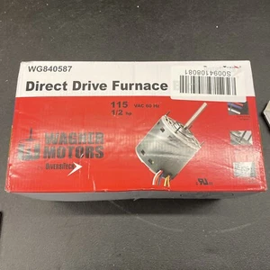 OEM NEW Divirsitech WG840587 Direct Drive Fan Blower Motor 1/2 HP 115VAC (P) - Picture 1 of 1