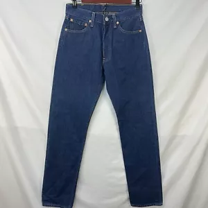 VINTAGE Y2K LEVIS 501 BUTTON FLY DENIM JEANS SIZE 28X34 2000 647 - Picture 1 of 7