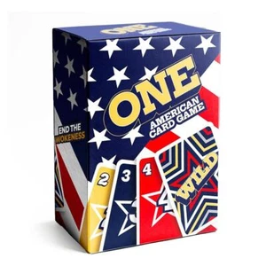 ONE Patriotic Card Game – Funny Conservative Party Game ,Anti-Woke Humor / - Picture 1 of 11