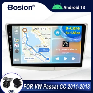 10.1'' 6G+128G Autoradio Für VW Passat CC 2011-2018 Android 13 GPS Navi WIFI DSP - Bild 1 von 14
