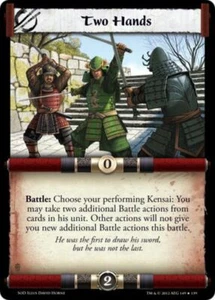 Legend of the Five Rings L5R CCG SoD Seeds of Decay Two Hands - Picture 1 of 1