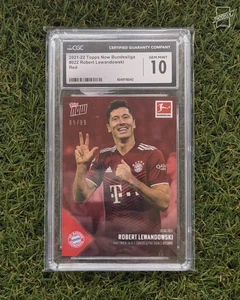 2021-22 Topps NOW Bundesliga - Robert Lewandowski Red /99 CGC 10 - Bild 1 von 1