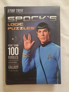 Star Trek Spocks Logic Puzzles 100 Riddles Hardcover 2015 Tim Dedopulos - Picture 1 of 9