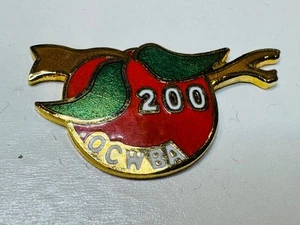 Orange County California Womens Bowling Association WBA Lapel Pin 200 Game OCWBA - Picture 1 of 2