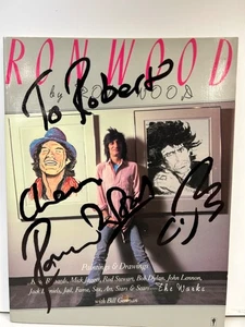 Ronnie Wood Rolling Stones Autographed Signed Art Book! The Works (1987) - Picture 1 of 3
