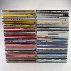 40 Lot Wholesale Random Assorted Audio CDs With Case & Original Artwork Lot - Imagen 1 de 7