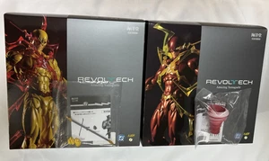 Set of 2 Revoltech Amazing Yamaguchi Reverse-Flash, Flash Kaiyodo Figure, bonus - Picture 1 of 18