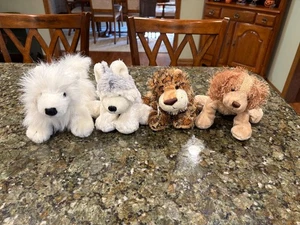 Ganz Webkinz Leopard, Cocker Spaniel, Samoyed & Husky Plush Stuffed Animal Toys - Picture 1 of 5