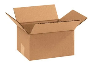 25 Pack Cardboard Mailing Packing Boxes 7x5x4 Corrugated Moving Shipping Boxes - Picture 1 of 5