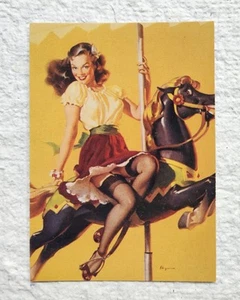 Gil Elvgren's Calendar Pinups 2, Collector Card #22, Let's Go Around Together - Picture 1 of 3