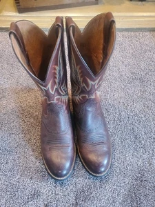 Ariat 10010921 Embroidered Mens Boots Size 10 BrownLeather Cowboy Western - Bild 1 von 4