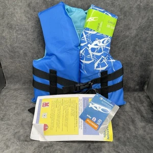 NWT -US Coast Guard Approvd Kids Life Vest Pool Lake Child Jacket 30-50 lbs - Picture 1 of 10