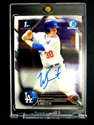 Will Smith 2016 Bowman Chrome Draft 1st Bowman Rookie Auto #CDA-WS ~Dodgers 🔥🔥 - Image 1 of 4