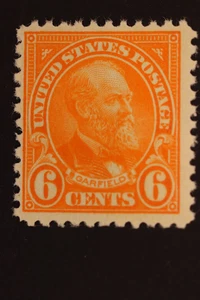UNITED STATES POSTAGE STAMP 6C #558 MNH BRIGHT NEON ORANGE GEM - Picture 1 of 2