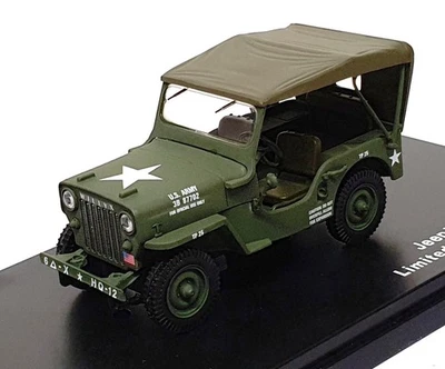 Triple9 1/43 Scale T9-43038 - 1953 Willys Jeep CJ3B US Army - Green - Image 1 of 4