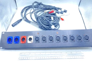 Whirlwind Patch Panel Audio Patchbay Stage Box 12 Channel With Connectors - Picture 1 of 5