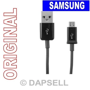 Samsung Cavo Originale Microusb Ecb-du4ebe 1,5m Black Galaxy Note Edge N915 R380 - Foto 1 di 3