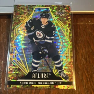 Nikolaj Ehlers 2022-23 Upper Deck Allure Gold Glitter Bomb #12 /199 - Picture 1 of 2