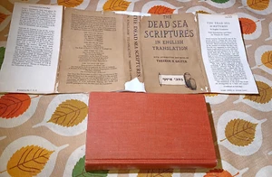 1956 HC/DJ Fine/G+ Stated 1st Ed The Dead Sea Scriptures Theodor H. Gaster - Bild 1 von 19
