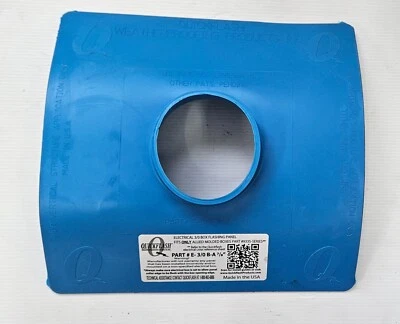 QUICKFLASH WEATHERPROOFING PRODUCTS INC. ELECTRICAL BOX FLASHING PANEL - QUICKFLASH E-3/0-B-A-7/8" - 9335- Series