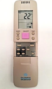 Aire acondicionado ORIGINAL OLIMPIA SPLENDID control remoto RCH-28ND - Imagen 1 de 1