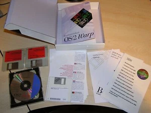 Unused - IBM OS/2 WARP V3 German version open original box - Imagen 1 de 6