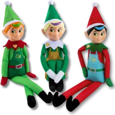 THE ELF ON THE SHELF Pacchetto Elf on the Shelf Elf Mates - Set di 3, chef, calzolaio e produttore di giocattoli