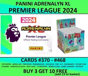 Panini Adrenalyn XL Premier League 2024 2023-2024 Subset Cards #370 - #468