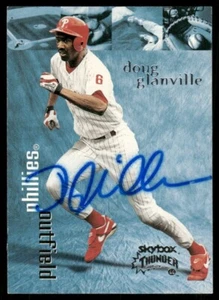 1999 Skybox DOUG GLANVILLE Signed Card autograph auto CUBS PHILLIES - Picture 1 of 1