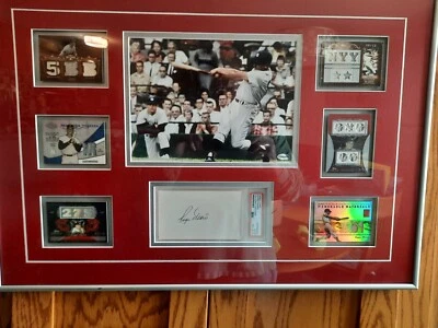 Roger Maris Autgraph and Relic card collection PSA - Image 1 of 4