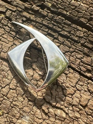 Spilla Jacob Tostrup in argento sterling Norvegia norvegese vintage tenuta 1484 - Immagine 1 di 4