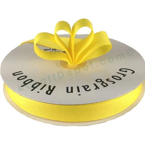 Grosgrain Ribbon 1/4", 3/8", 5/8", 7/8". 1.5" 50 Yards Roll Bulk 40 Colors - Picture 1 of 47