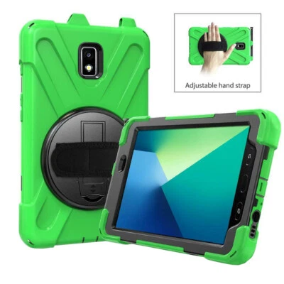 For Samsung Galaxy Tab Active 2 T395 T390 8.0 Hybrid Rubber Rugged PC Case Cover - Image 1 of 4