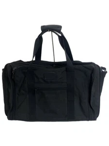 TUMI 278D3 Canvas Black Solid Tote Bag with Handles Lightweight Design - Picture 1 of 6