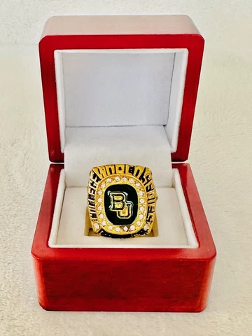 2005 Baylor  Bears Commerative Championship Display fan Ring W Box, US SHIP Cover