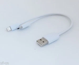 1pc USB 2.0 A male to USB Micro 5pin Male & Apple iPhone iPad Y Charging Cable - Picture 1 of 4