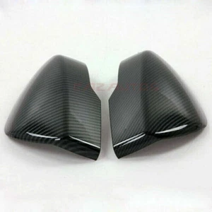 PAR DE CUBIERTAS DE ESPEJO RETROVISOR LATERAL NEGRO CARBONO PARA SUBARU XV CROSSTREK 2018-2023 - Imagen 1 de 4