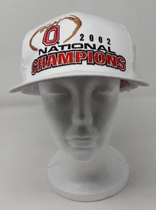 Ohio State Football Buckeyes Licensed 2002 National Champions Ball Cap Hat NWT - Picture 1 of 10