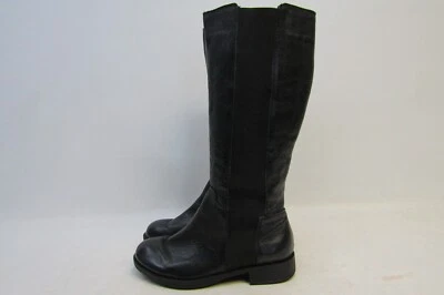 Kenneth Cole Reaction Womens Sz 8 M Black Leather Knee High Fashion Boots - Image 1 of 4