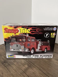 2012 Revell Snap Tite Mack Fire Engine 1:32 Scale Model Kit Sealed!! - Picture 1 of 5