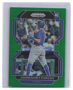 Johneshwy Fargas 2022 Prizm Baseball - #144 Green RC - Chicago Cubs - Picture 1 of 2
